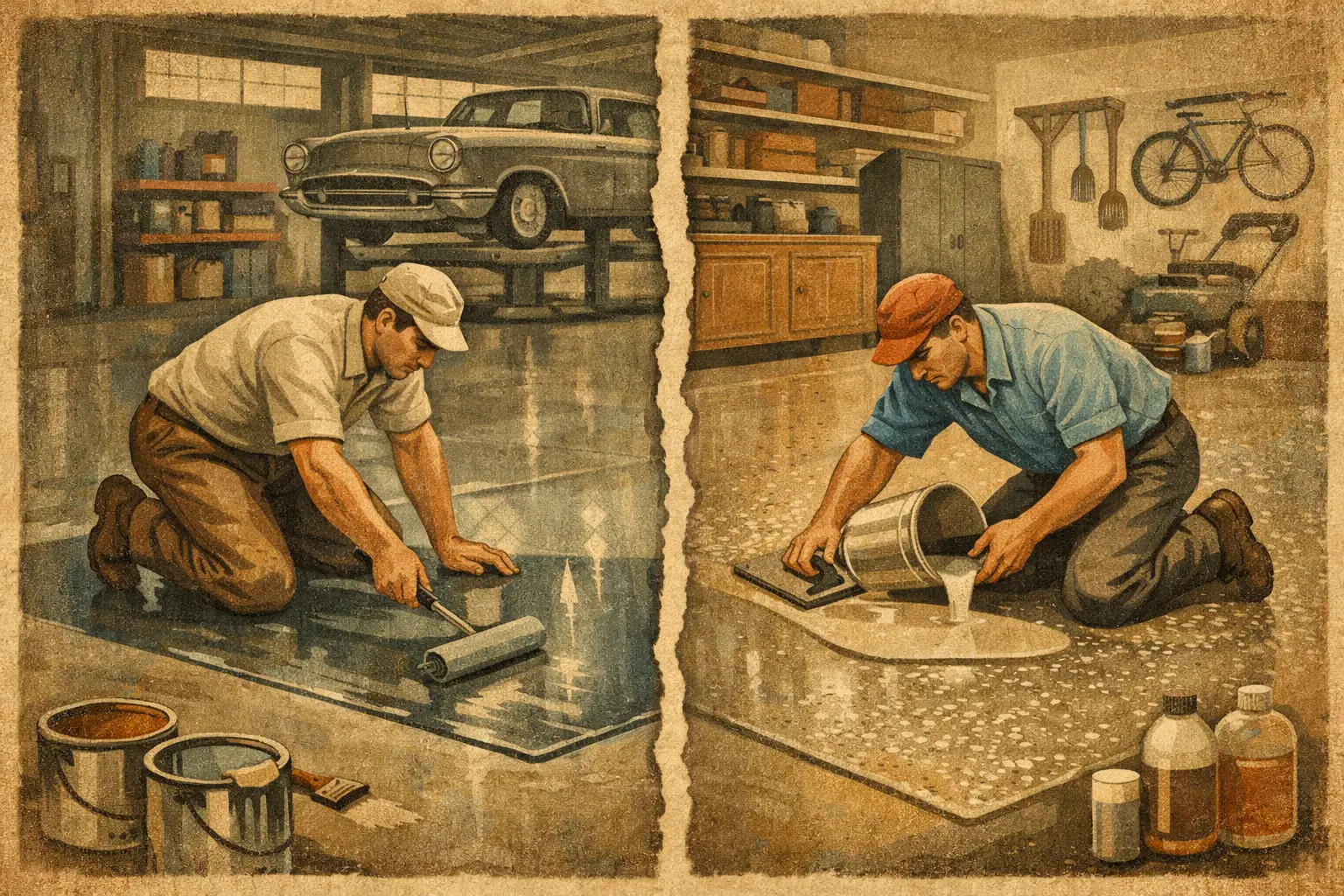 Epoxy Versus Polyaspartic Floors Compared