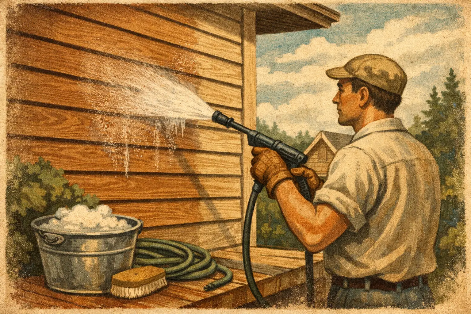 How to Wash Cedar Siding Without Causing Damage
