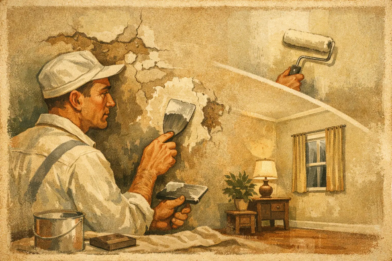 Painter Drywall Repairs That Make Walls Look New