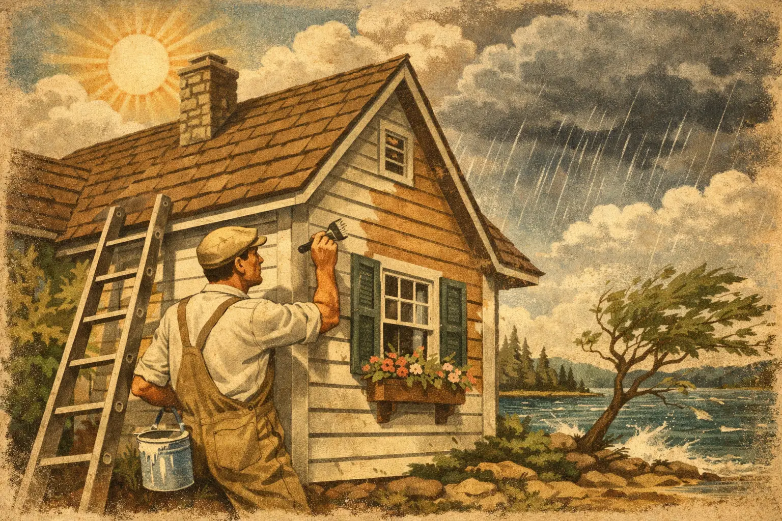 Weather-Resistant Cottage Siding Painting That Lasts