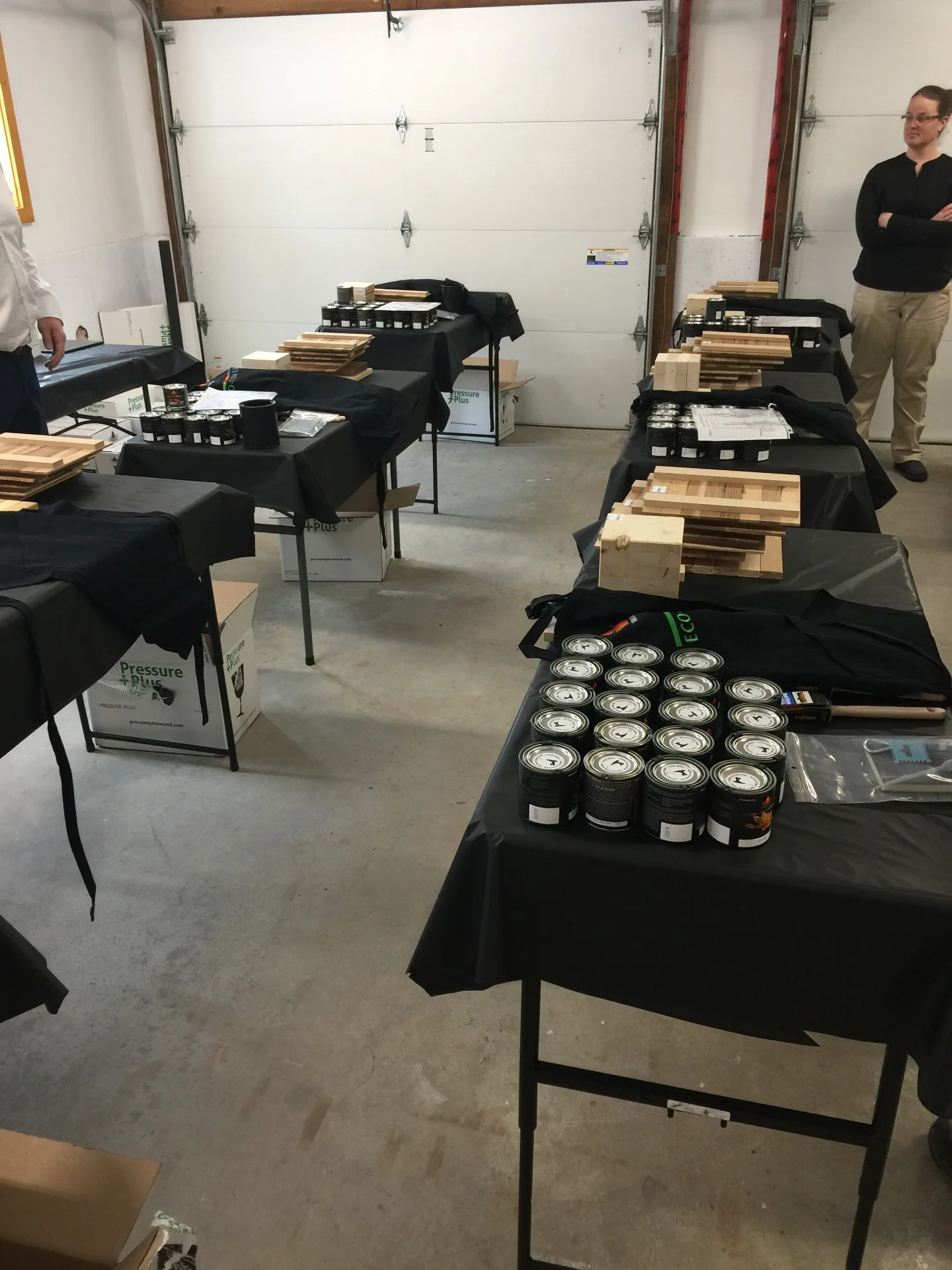 Sansin product training session with the Roll On Painting team